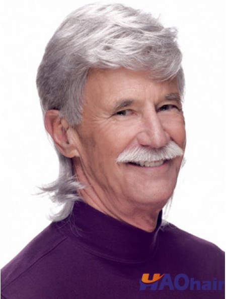 Lacr Front synthétique 8  inchcourt droit monofilament Toupee