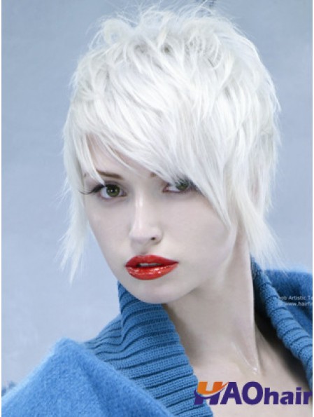 Full Lace Boycuts Short Straight 8 pouces Best Fashion Wigs