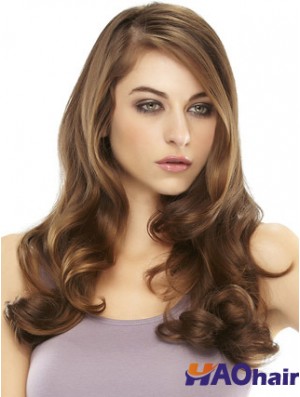 Auburn Wavy Long Hair Falls & Half pas cher