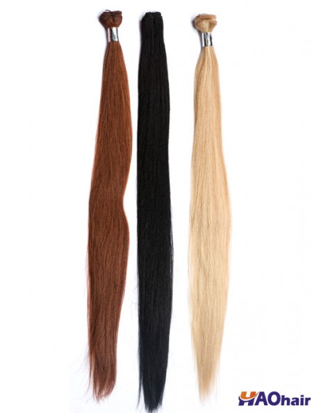 Extensions de trame de coiffures Auburn de cheveux humains remy droits