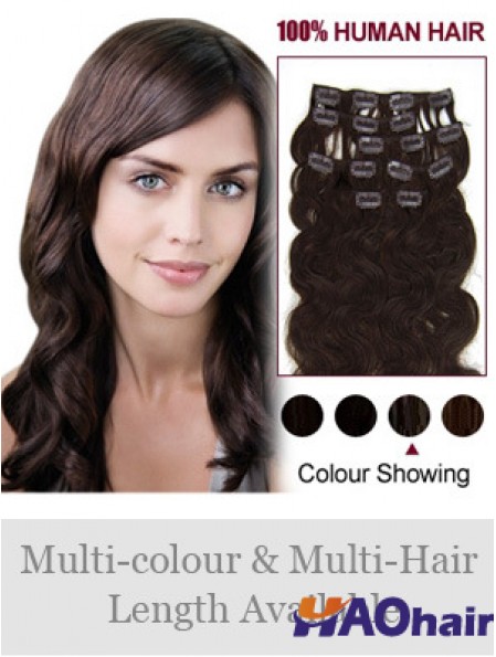 Le meilleur pince à cheveux ondulée brune remy dans les extensions de cheveux