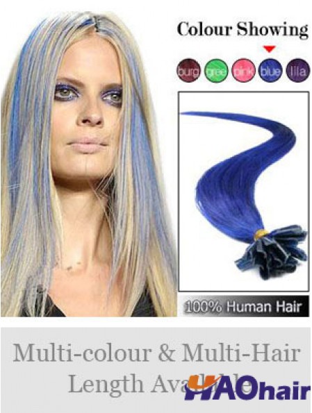 Rallonges de cheveux élégantes droites noires