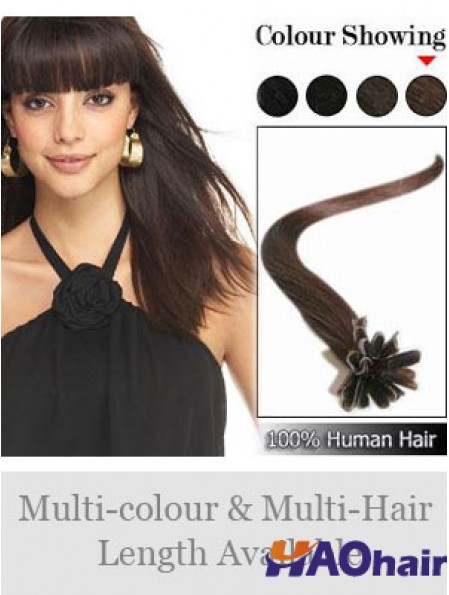 Extensions de cheveux bruns de haute qualité