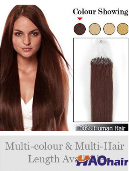 Extensions de cheveux Auburn Straight Micro Loop Ring en ligne