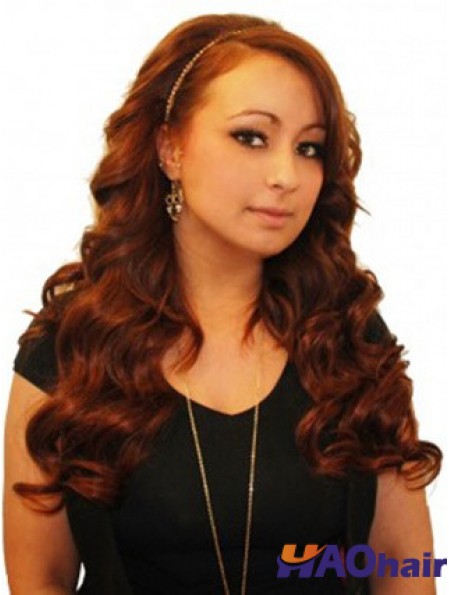 Extensions de trame magnifiques Auburn Remy cheveux humains Auburn