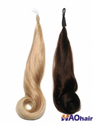 Rallonges de cheveux brun bâton bouclé / I Tip