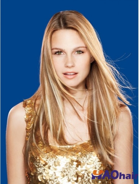 Prolongements droits de trame de cheveux bruns droits Remy