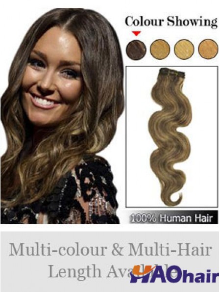 Prolongements de trame avec la couleur brune de Remy Wavy Style