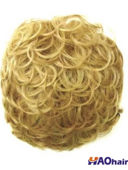Incroyable pince synthétique bouclée blonde en postiches