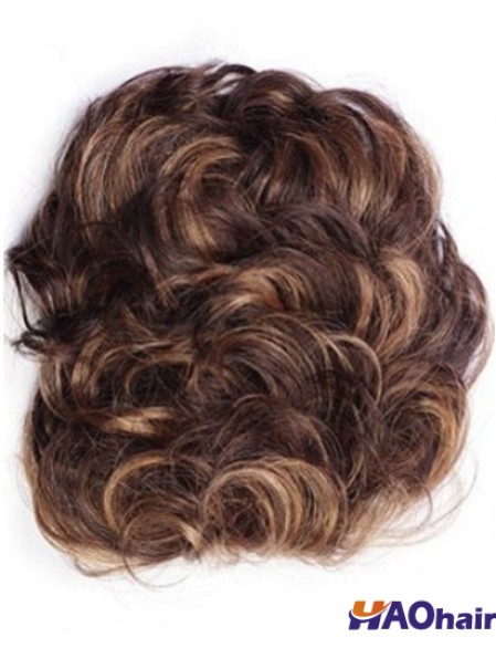 Bon Auburn Curly Remy Clip de cheveux humains en postiches