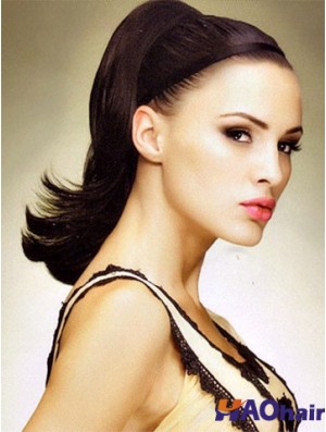 No-Fuss Auburn Clip synthétique droit en postiches
