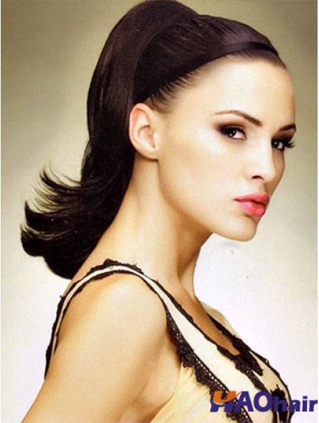 No-Fuss Auburn Clip synthétique droit en postiches