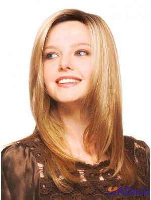 Coiffures Auburn Straight Synthetic Clip In Hairpieces